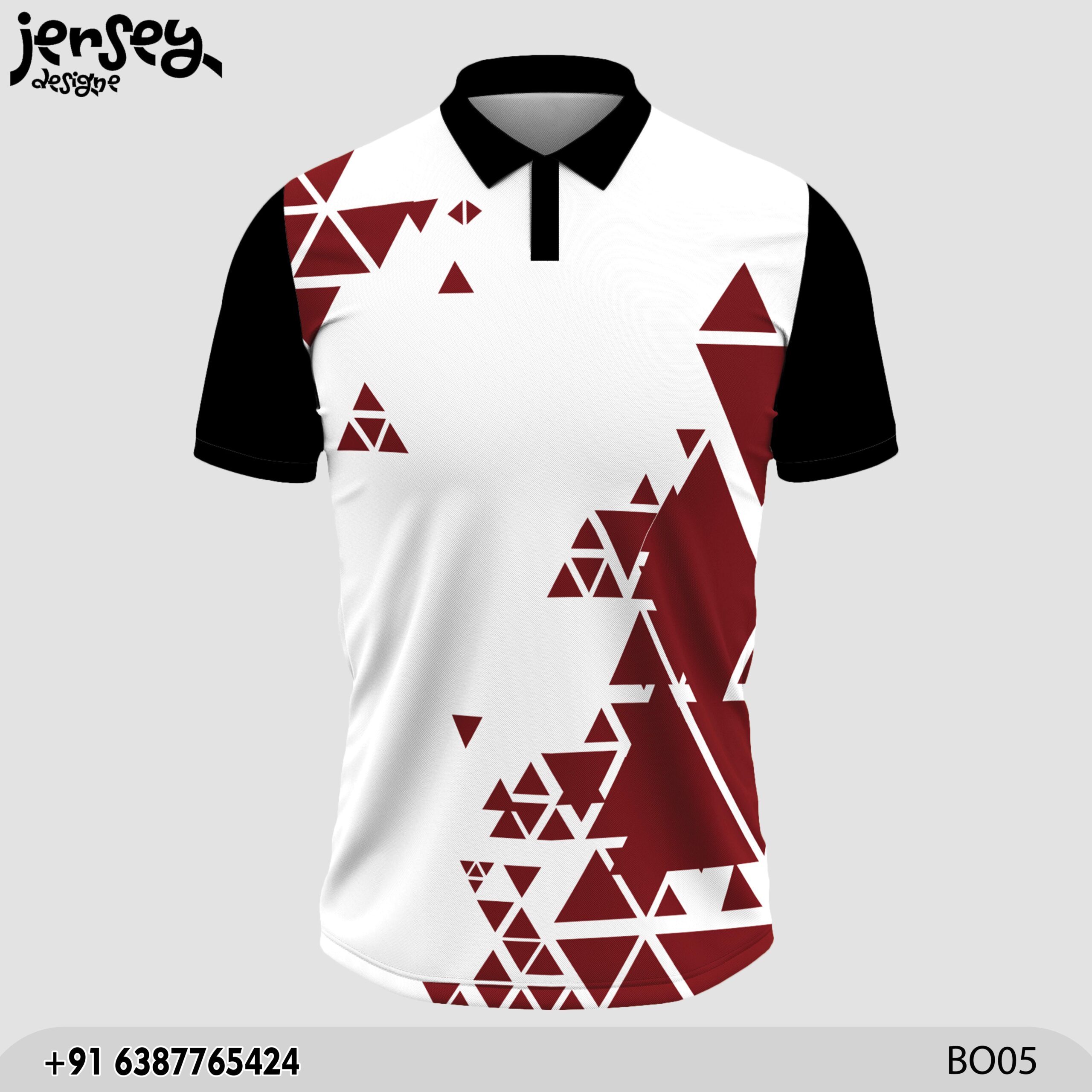 Red Abstract Cricket Jersey Design – Ready for Print (PDF, TIFF, JPG) 1 cricket jersey design