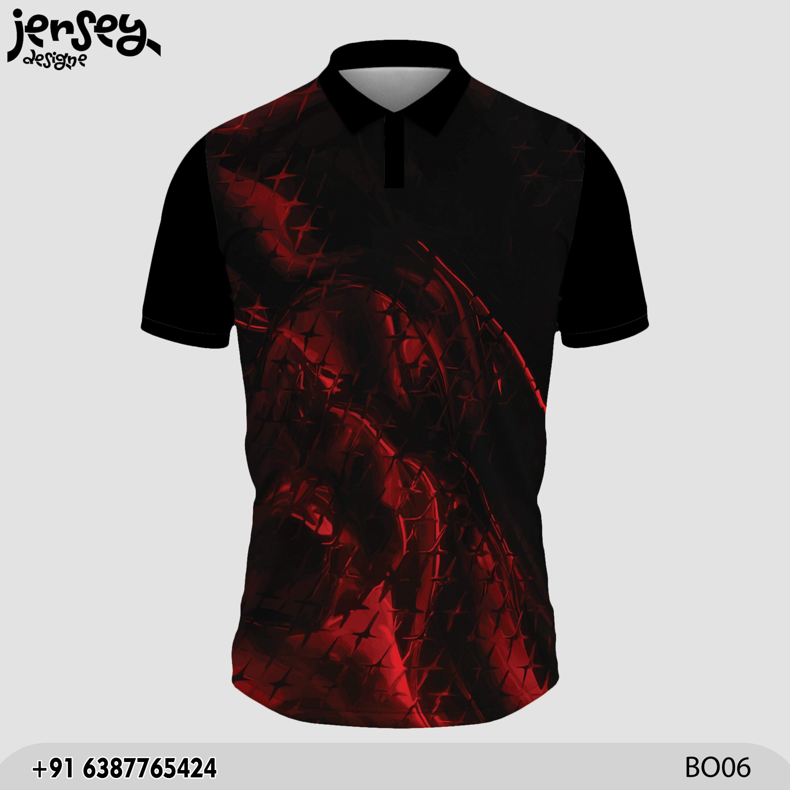 Premium Red Cricket Jersey Design for - Custom Teams 1 cricket jersey design