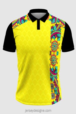 Yellow Flower Festival Jersey Design