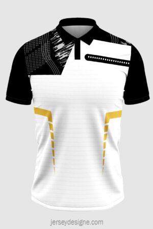 black and white jersey design cdr & ai