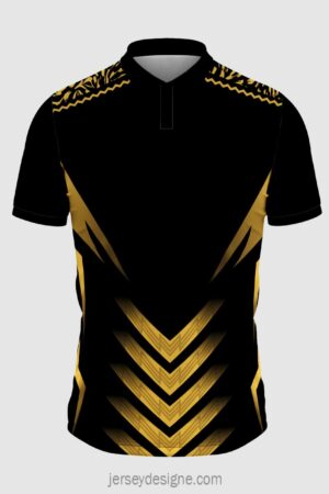 Spacr Homepage 29 Golden and Black Cricket Jersey Design